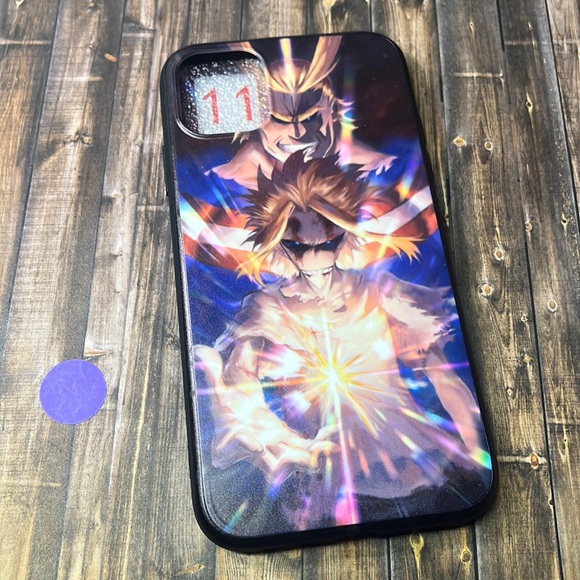 5for$10 My Hero Academia Phone Case fits iPhone 11 All Might Toshinori NWT - Picture 1 of 3